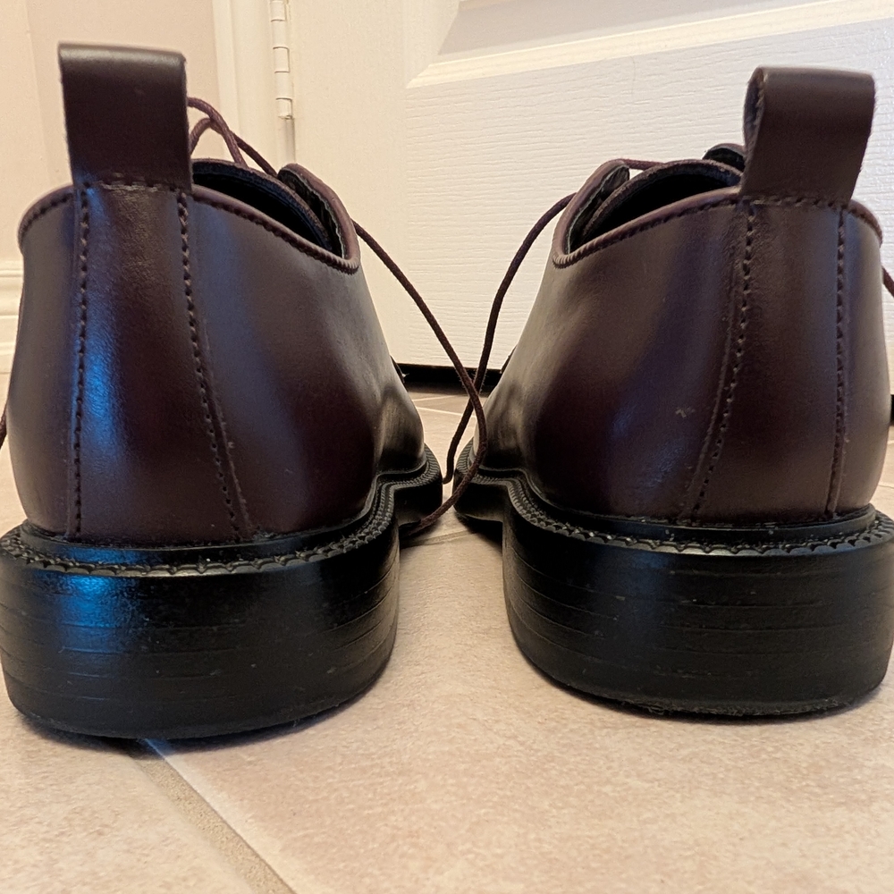 BP Kolton Derby Burgundy Leather Men's Shoes - Picture 6 of 6